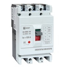 Выключатель автоматический 3п 100/125А 18кА ВА-99МL Basic EKF mccb99-100-125mi