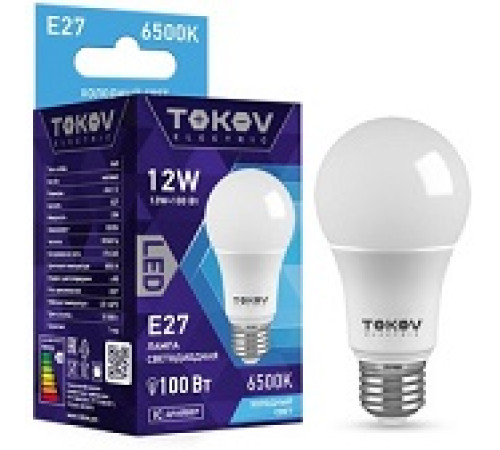Лампа TOKOV A60 12w/6.5K E27 — Новобаза в Новомосковске