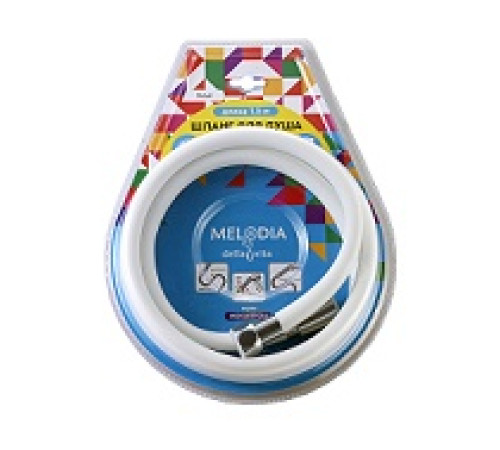 Шланг д/душа SILICONE MELODIA 175см белый MKP34445BLwt — Новобаза в Новомосковске