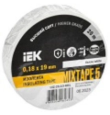 Изолента ПВХ 0.18х19мм белая (рул.20м)  iEK