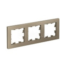 Рамка 3-м AtlasDesign универс. ШАМПАНЬ SE ATN000503
