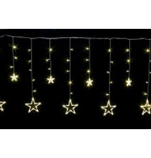 Гирлянда KSD бахрома 138LED GOLG 2.4м Звезды