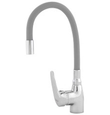 Смеситель кухня MELODIA Ostessa MDV40615GRAY б/гиб.подв
