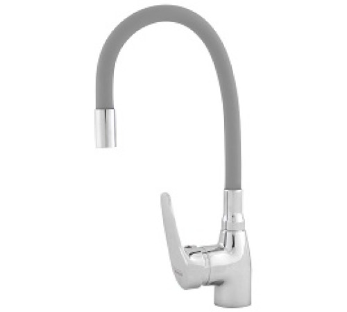 Смеситель кухня MELODIA Ostessa MDV40615GRAY б/гиб.подв — Новобаза в Новомосковске