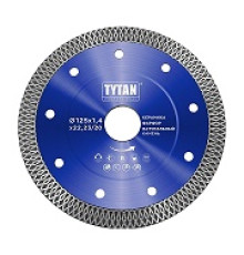 Диск алмазный 125х22х1,4мм Tytan Professional