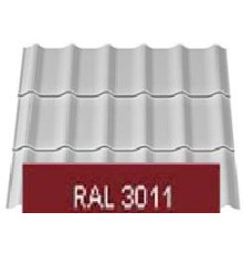 Металлочерепица 1,18х3м (3,54 м2) RAL3011