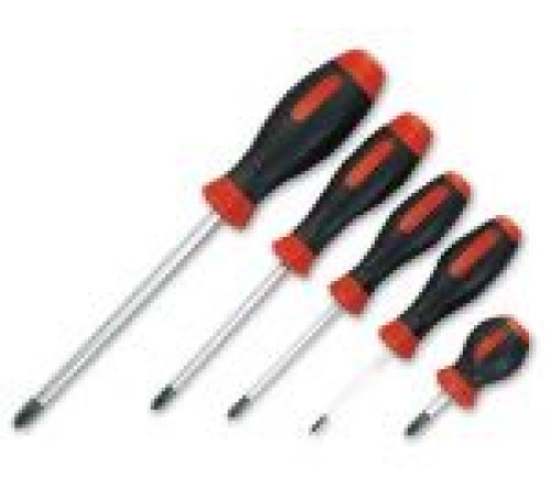 Отвертка Bartex  3х250 крест двухкомп. PH3 — Новобаза в Новомосковске