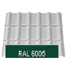 Металлочерепица 1,19х3.4м (4,046 м2) RAL6005
