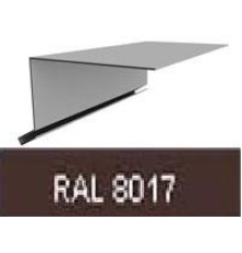 Планка торцевая 95х120 0,5 PE-foil RAL 8017
