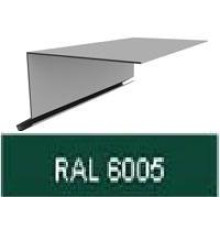 Планка торцевая 95х120 0.5 PE-foil RAL 6005