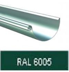 Желоб полукруглый 125мм, 3м RAL 6005