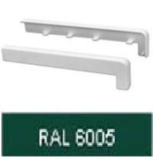 Заглушка торц. универсальная 125мм RAL 6005