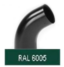 Колено 60град, 90мм RAL 6005