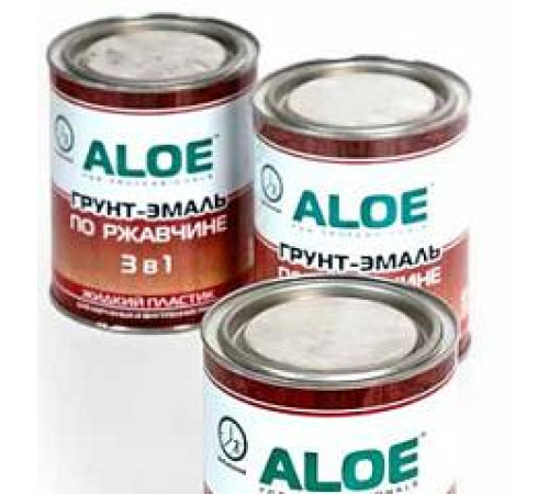 Грунт - эмаль по ржавчине ALOE 3 кг белая — Новобаза в Новомосковске