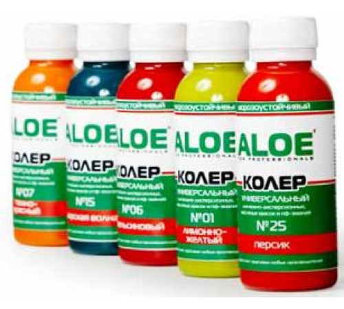 Колеровочная паста ALOE №29 оливковый 100мл — Новобаза в Новомосковске