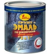 Грунт - эмаль по ржавчине 1л желтая НБХ