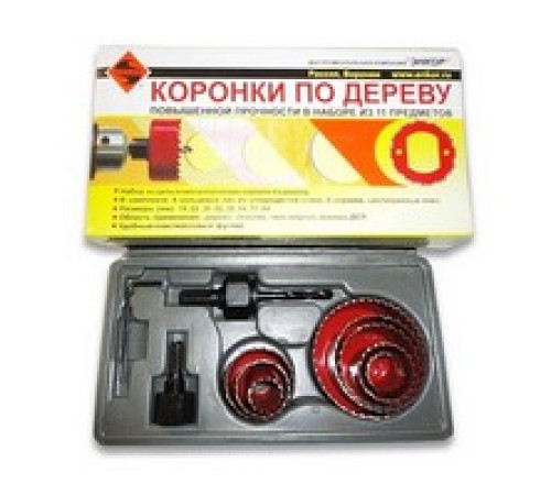 Набор коронок по дереву 12шт — Новобаза в Новомосковске