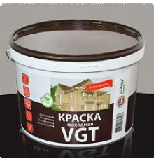 Краска ВД-АК-1180 фасадная белоснежн VGT 15кг