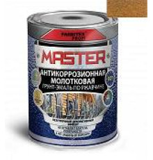 Грунт-эмаль по ржавчине 3 в 1 молотковая охра (2 л) FARBITEX ПРОФИMASTER