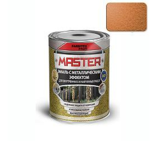 Эмаль с металлическим эффектом бронза (0.8 л) FARBITEX ПРОФИ MASTER — Новобаза в Новомосковске