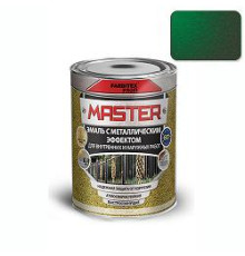 Эмаль с металлическим эффектом зелёный (0.4 л) FARBITEX ПРОФИ MASTER