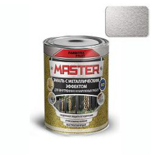 Эмаль с металлическим эффектом серебро (0.9 л) FARBITEX ПРОФИ MASTER