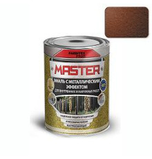 Эмаль с металлическим эффектом шоколад (4 л) FARBITEX ПРОФИ MASTER