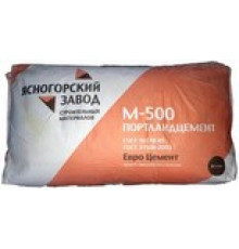 Цемент М-500 Д0 50кг Хайдельберг ЯЗСМ Ясногорск
